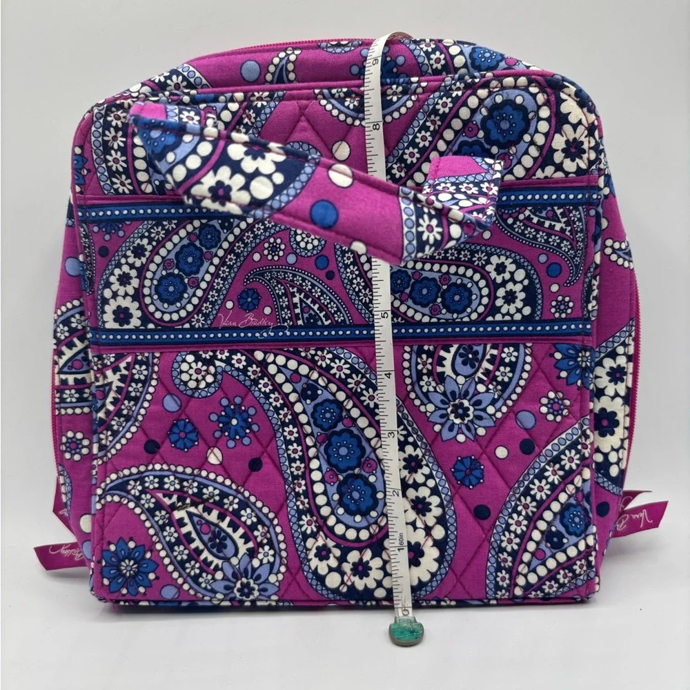 Vera Bradley Floral Paisley Cosmetic Bag in Pink and Blue